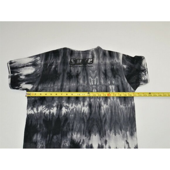 Black Tie Dye Om Design Original Sure Short Sleeve T-shirt Sure Mens Medium - Picture 4 of 6